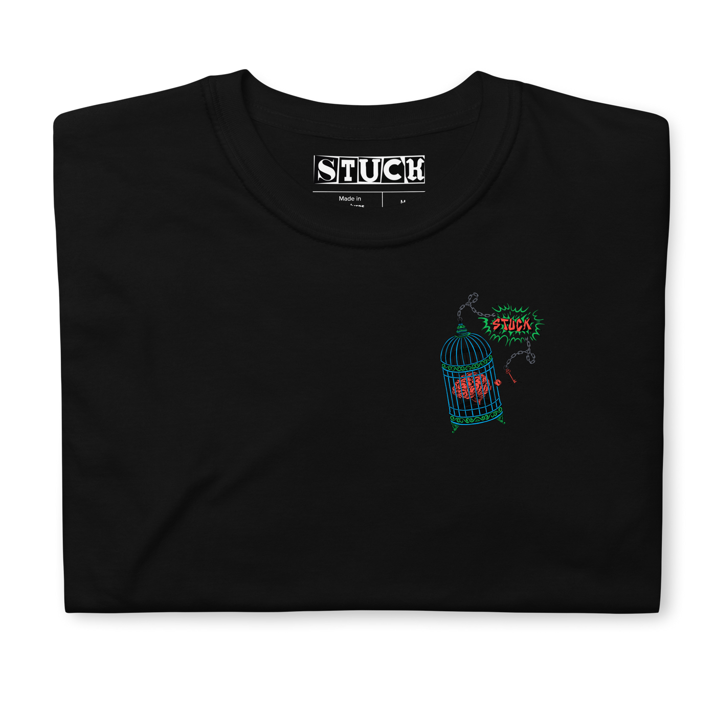 “Caged” Black T-Shirt