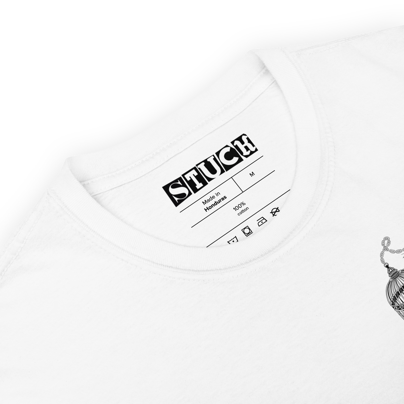 “Caged” White T-Shirt