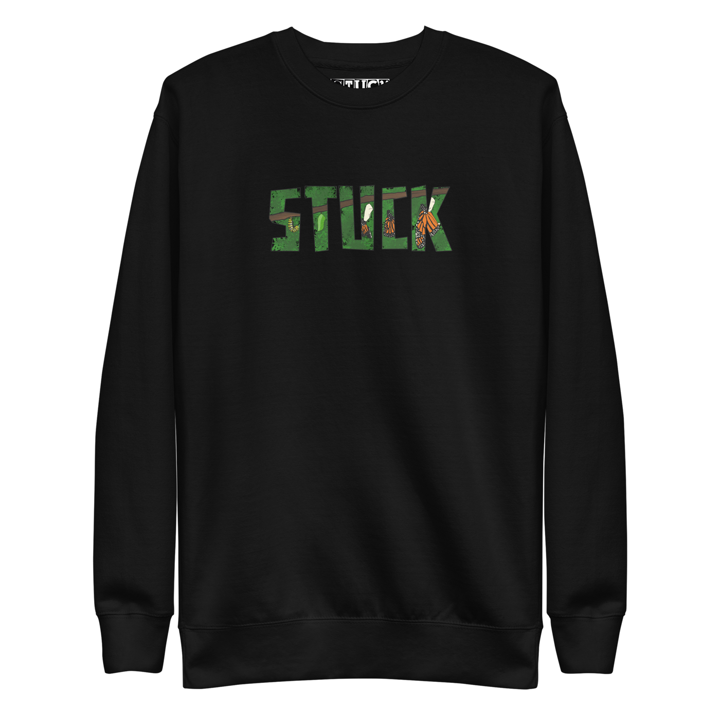 “Change” Black Crewneck